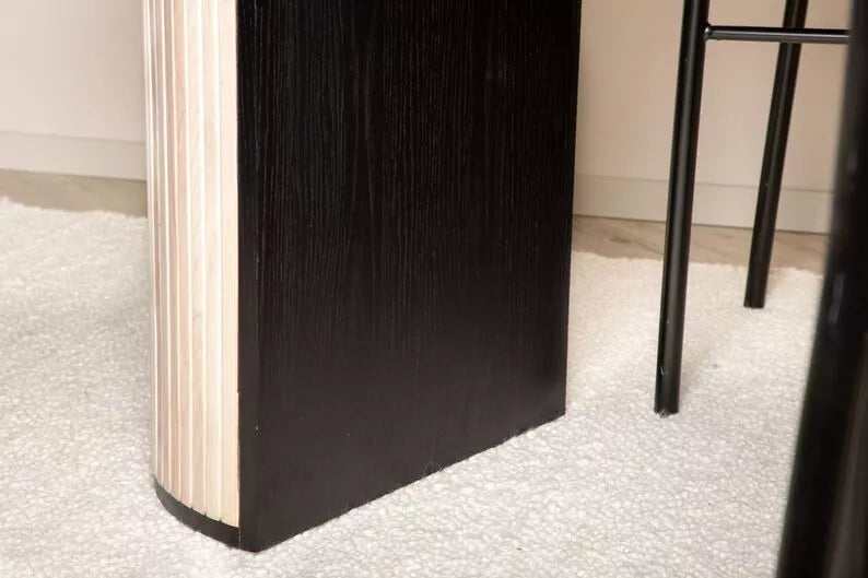 GORM Galds 200x90 cm, balināts ozols - N1 Home