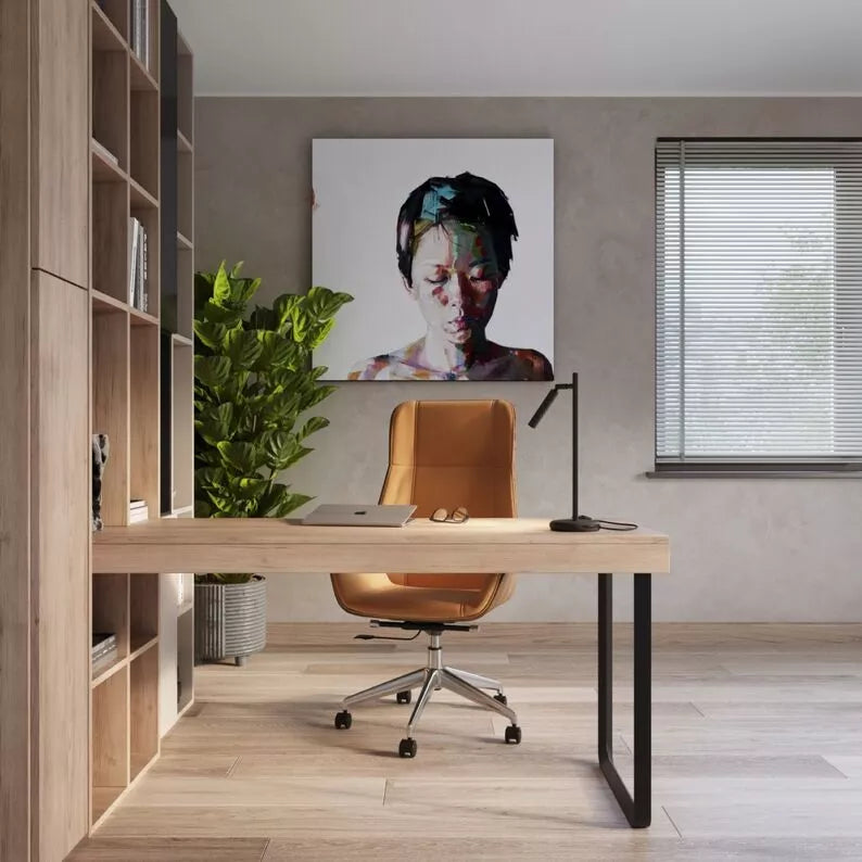 TELOPAS galda lampa, melna - N1 Home