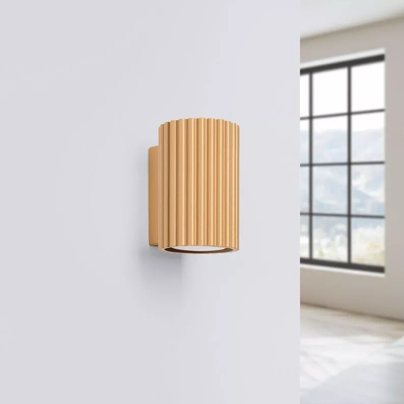 BONKAR sienas lampa 10 cm zelts - N1 Home