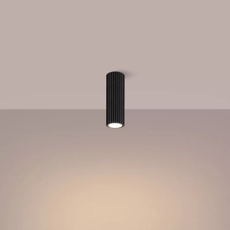 BONKAR Griestu lampa, 20 cm, melna - N1 Home