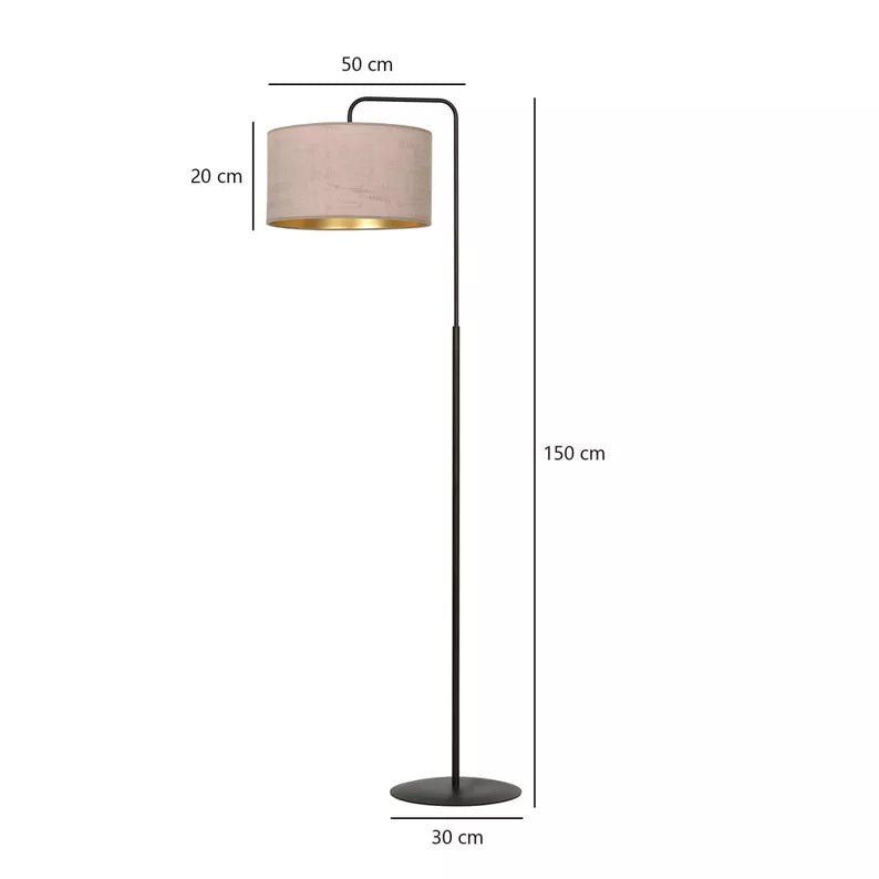 LIDHA Stāvlampa 150 cm rozā - N1 Home
