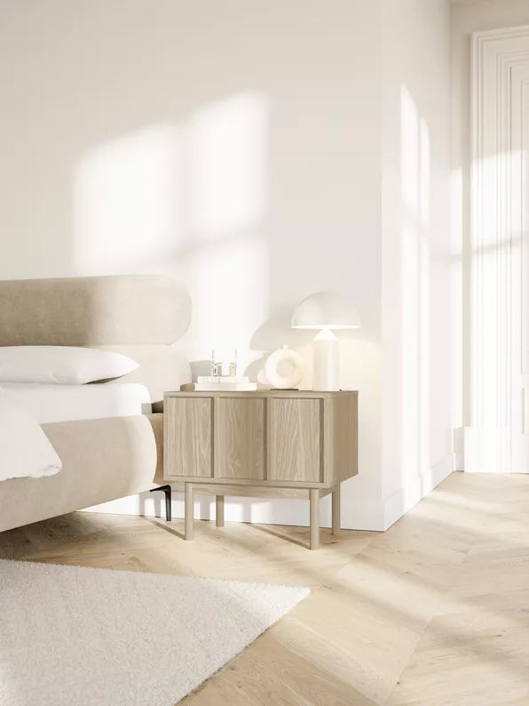 RESTO Naktsgaldiņš ar atvilktni, 58 cm, eļļots ozols - N1 Home