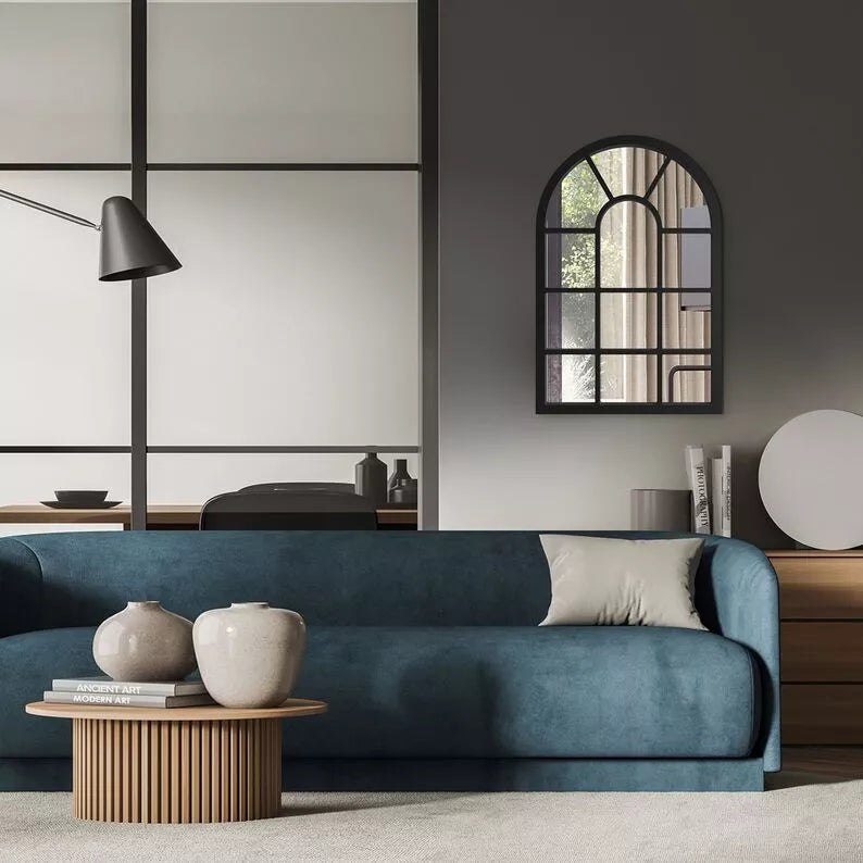 LANIME Sienas spogulis 60x40 cm ar melniem maliņiem - N1 Home