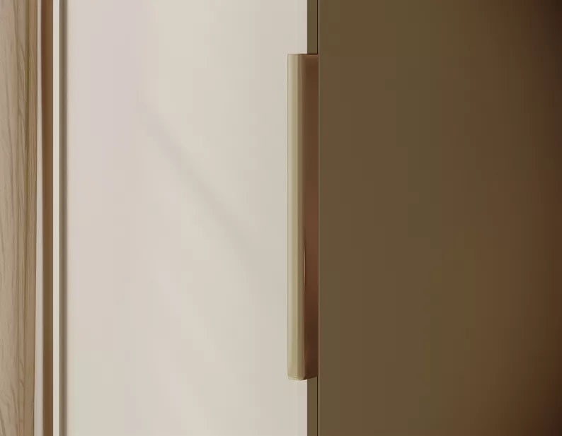 MEFRA Viendurvju skapis 50 cm, pelēks bēšs - N1 Home