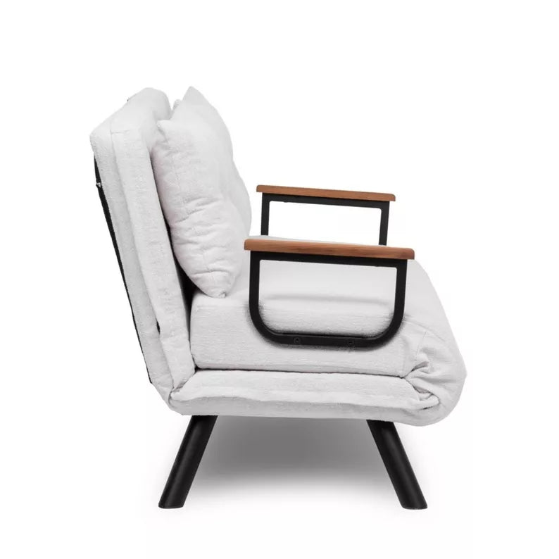 MARTAL Divvietīgs dīvāns, gaišs krēmkrāsas - N1 Home