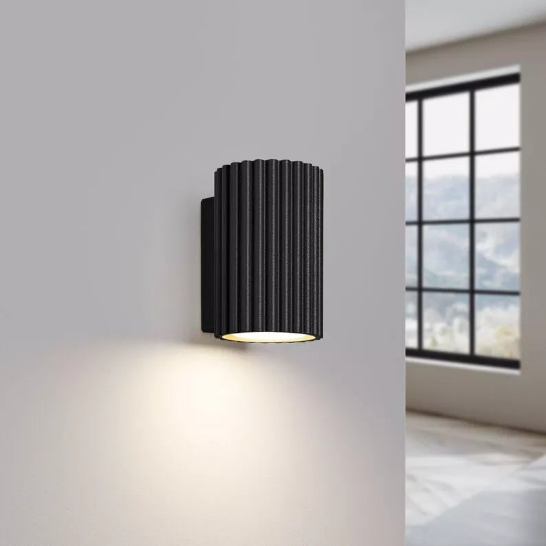 BONKAR sienas lampa 10 cm melna - N1 Home