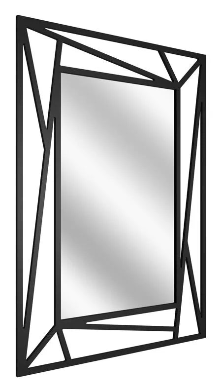 MARME Sienas spogulis 95x69 cm melnā rāmī - N1 Home