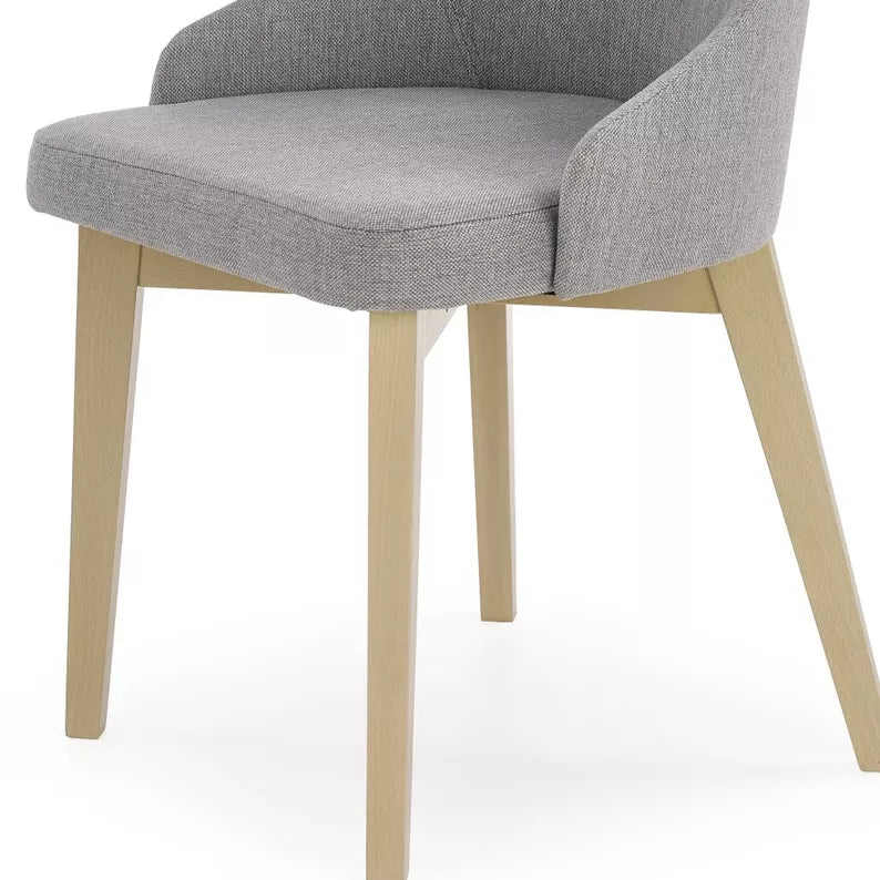 LASBER Pelēks mīkstais krēsls - sonoma ozols - N1 Home