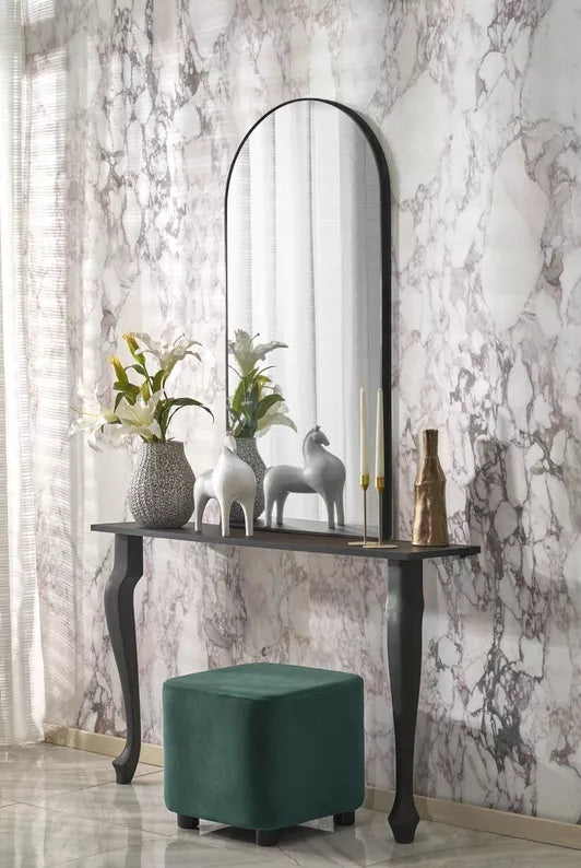 FURIO Sienas spogulis 120x60 cm melns - N1 Home