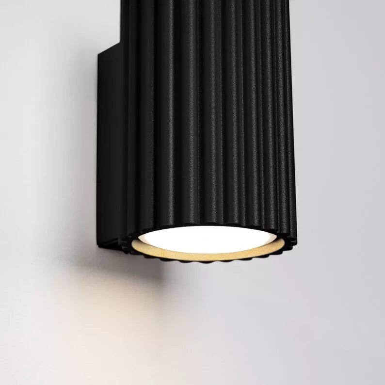 BONKAR sienas lampa 10 cm melna - N1 Home