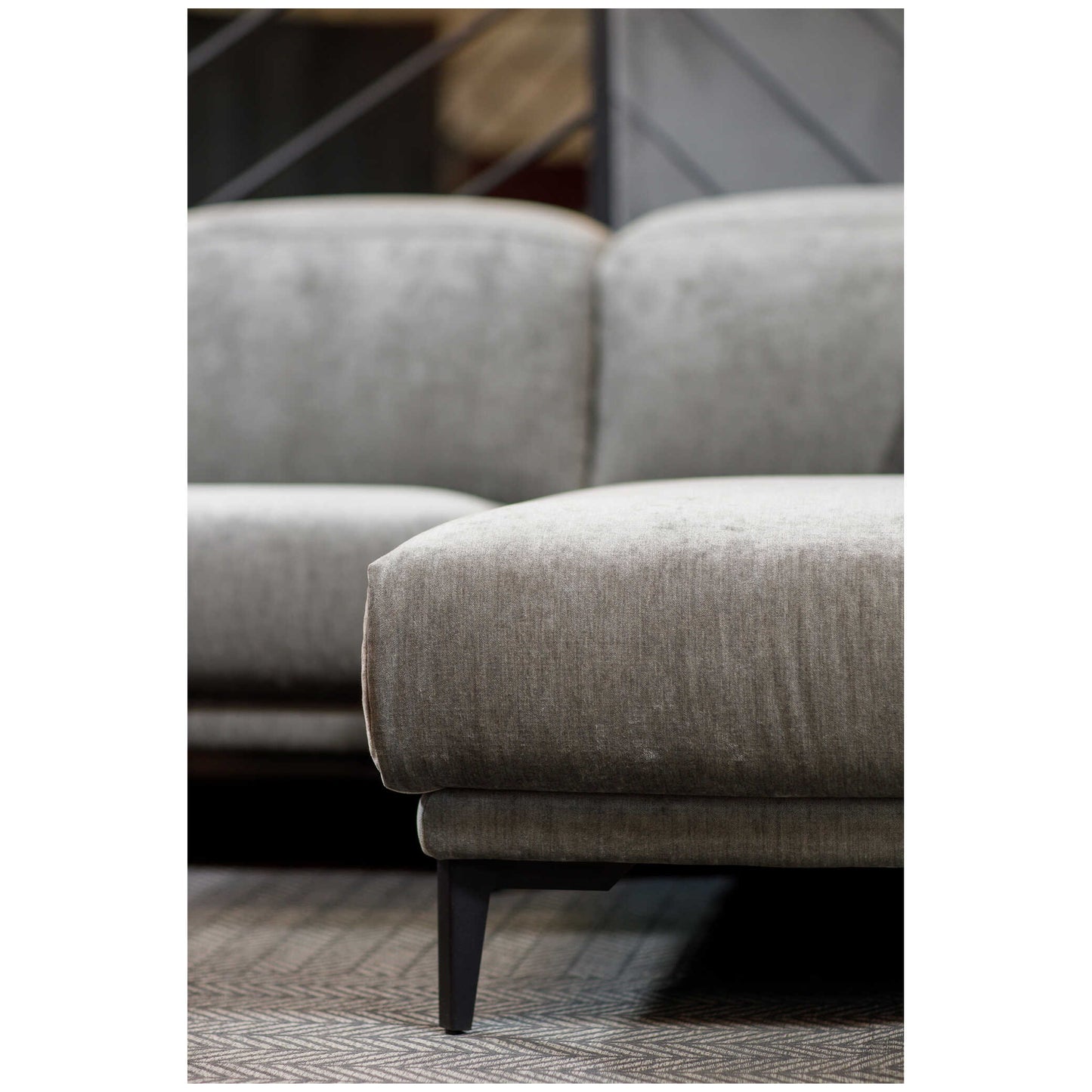 Dīvāns Tivoli Befame 310/117/103 cm pelēks