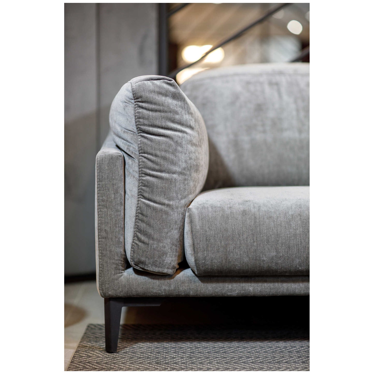 Dīvāns Tivoli Befame 310/117/103 cm pelēks