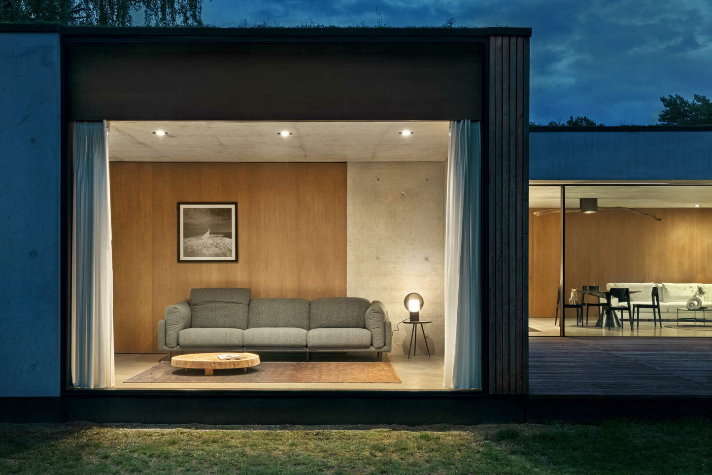 Dīvāns Tivoli Befame 310/117/103 cm pelēks