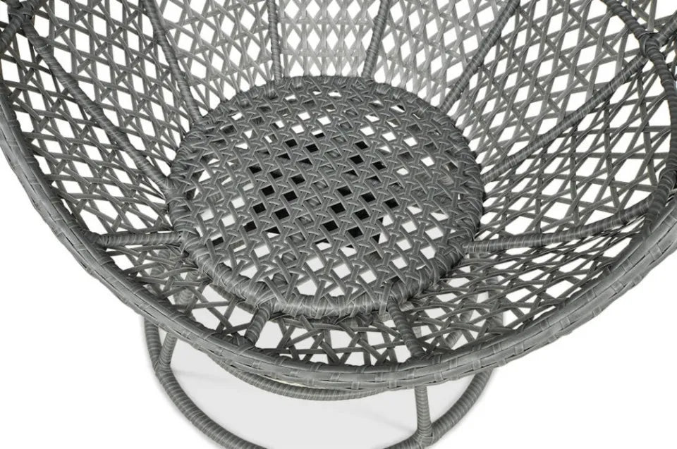 Grozāmais dārza krēsls Holy 82/80/147 cm pelēks - N1 Home