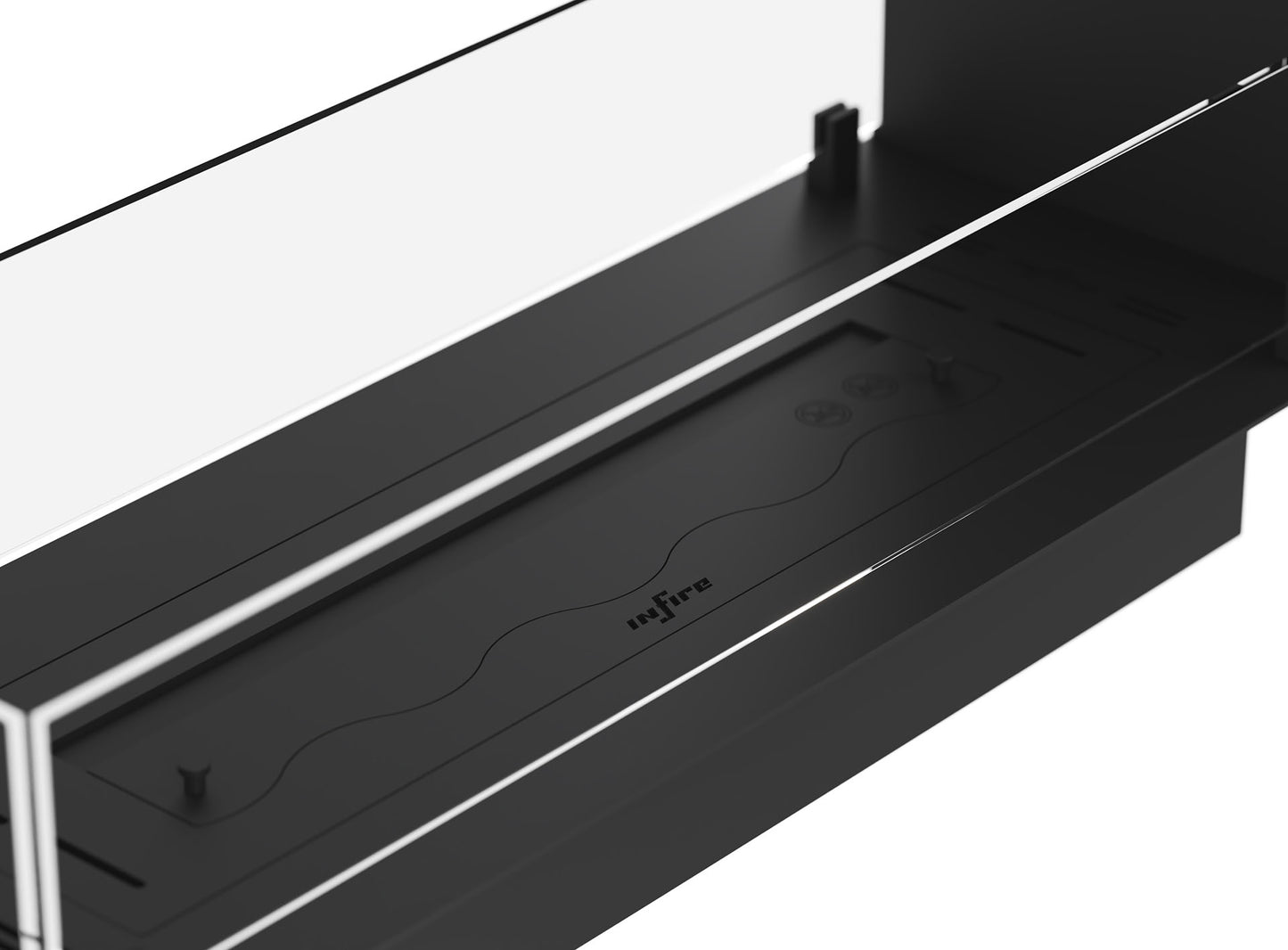 Biokamīns Utli Slim 80/30/60; 100/30/60 cm melns - N1 Home