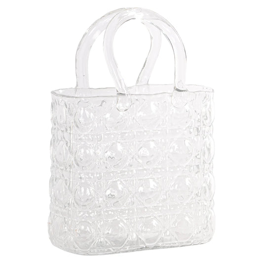 Vāze Richmond Interiors Ginny 28/20/20 cm caurspīdīga - N1 Home