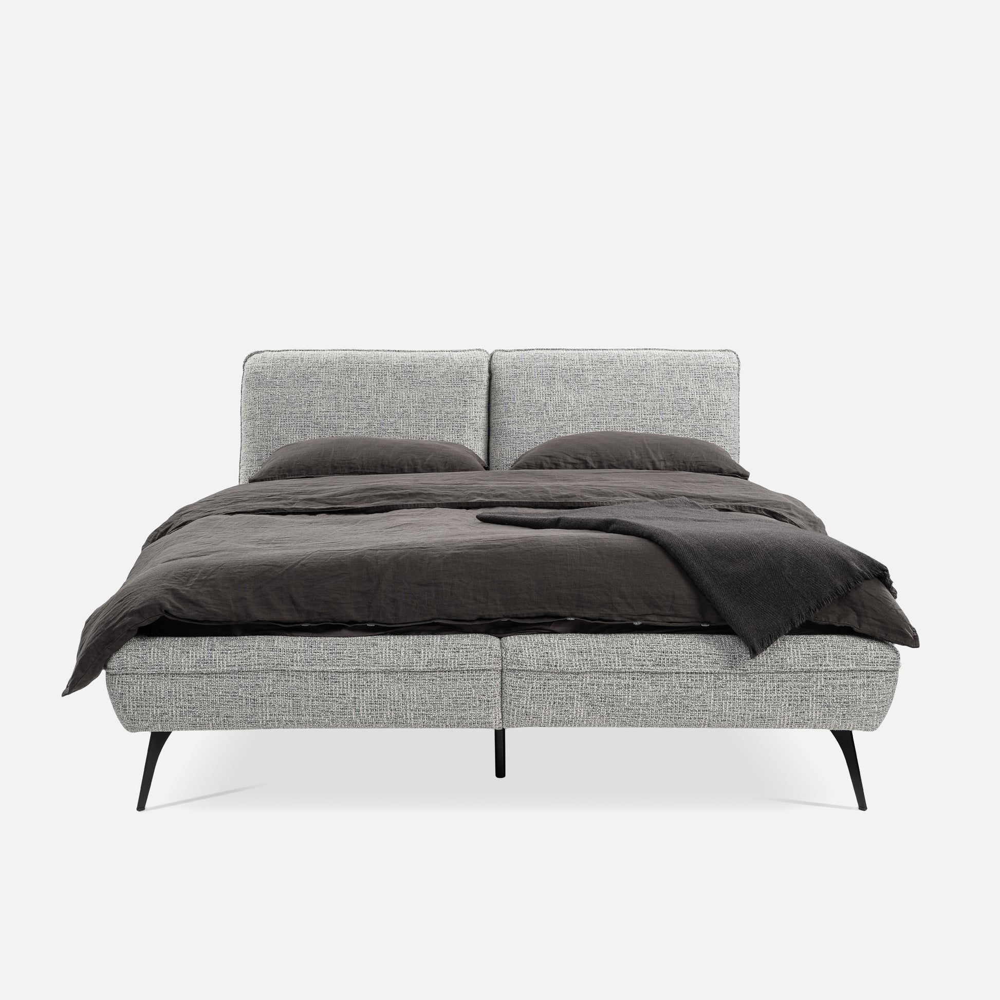 Gulta Verdina 140/160/180x200 cm pelēks - N1 Home