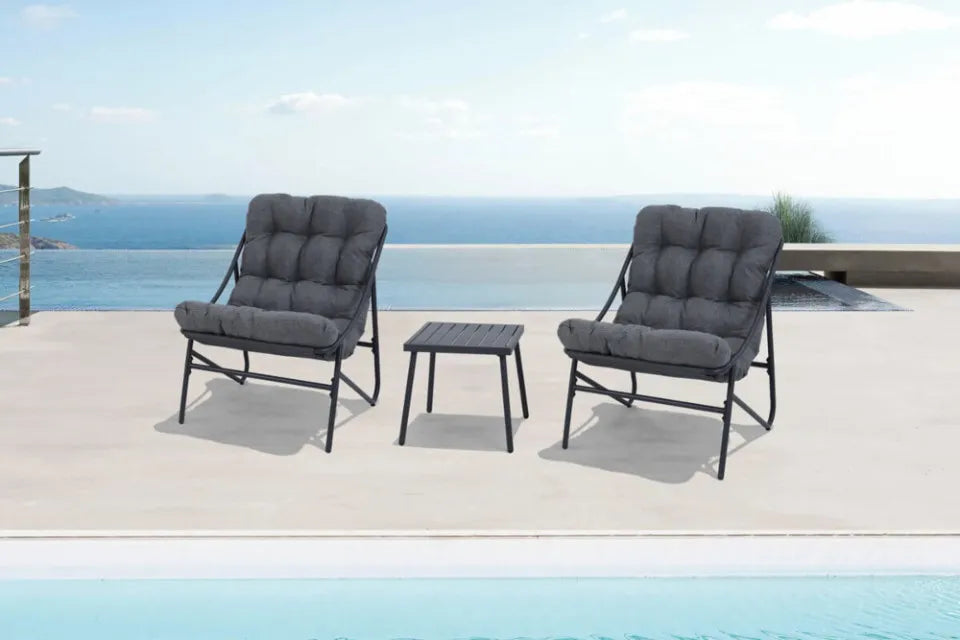 Dārza komplekts Caspi tumši pelēks - N1 Home