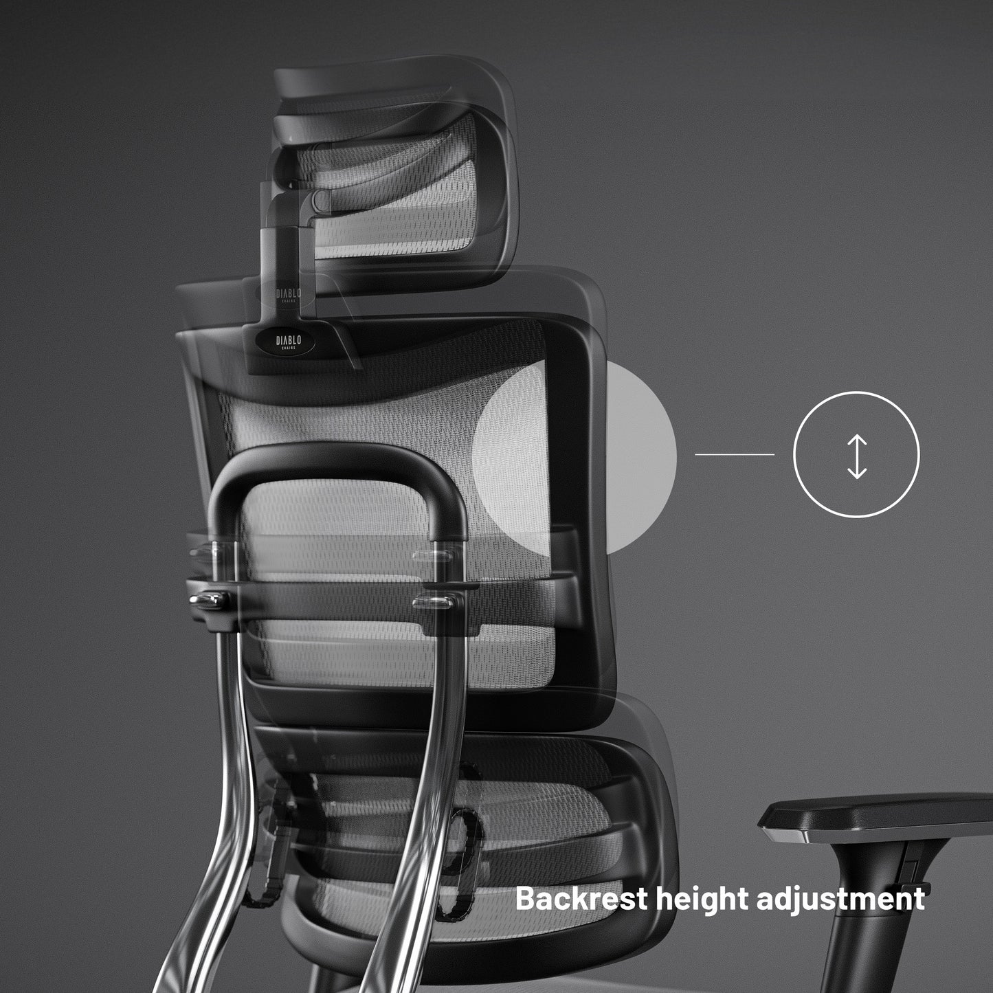 Krēsls V - Mas 128-138/68/50 cm melns/balts - N1 Home