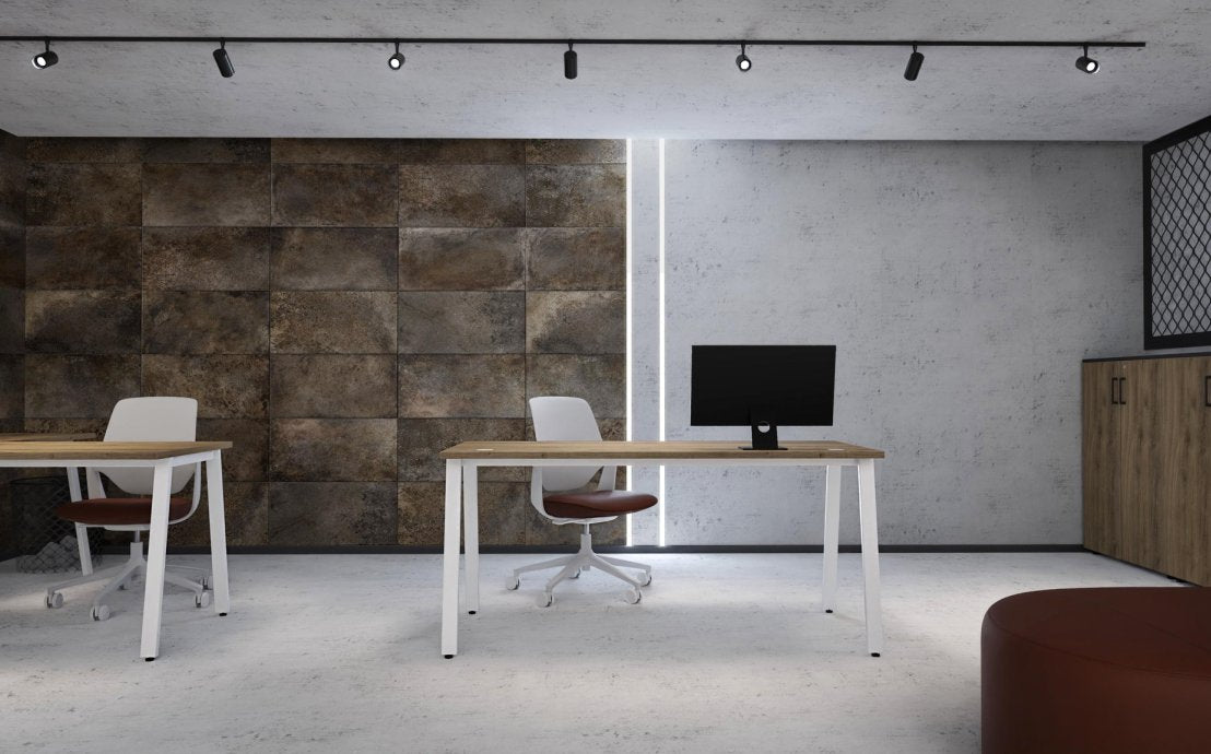 Galds Opit-Lite II A 120-160/70/74 cm Amerikāņu ozols STD14/ Netīri rozā M09 - N1 Home