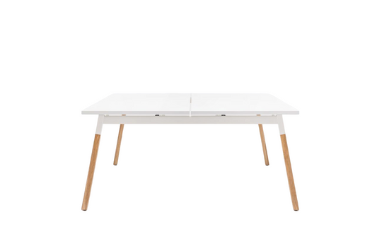 Galds Rino 100/121/74 cm balts - N1 Home