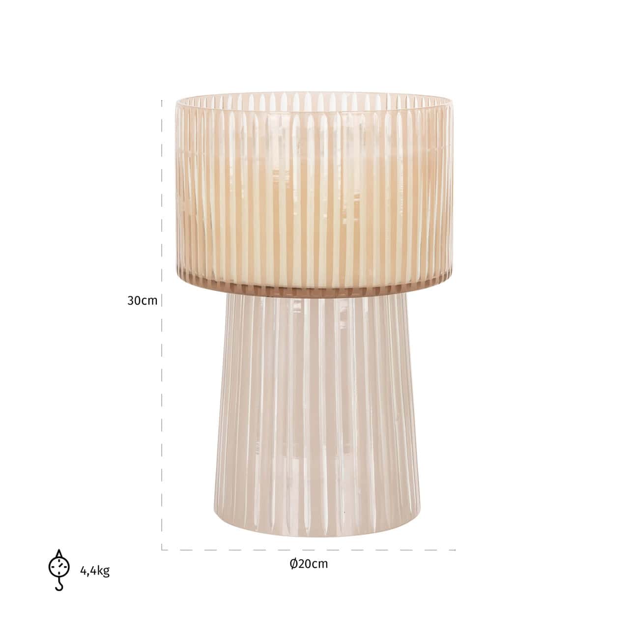 Svečturis Daily Richmond Interiors 30/20/20 cm bēšs