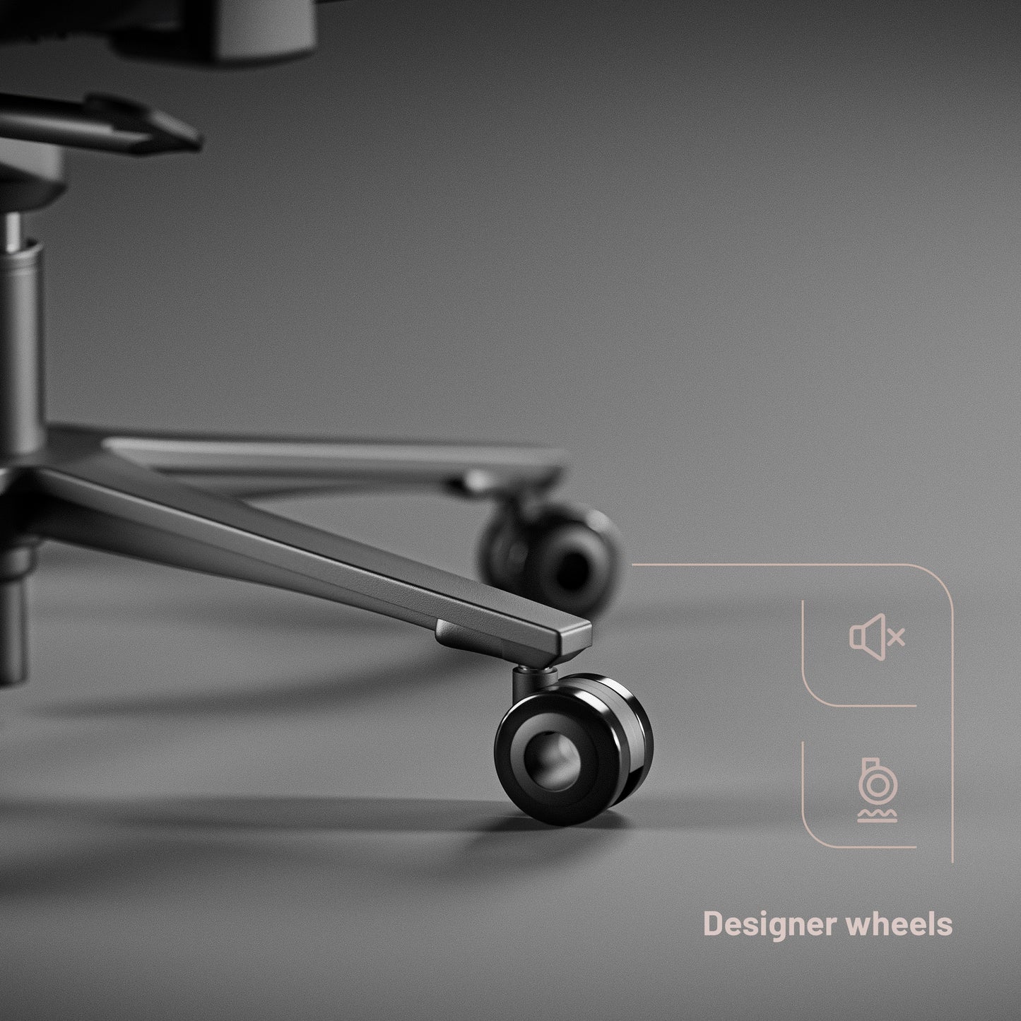 Krēsls X - E 130 - 137/69,5 - 74,5/ 53 cm gaiši melns - N1 Home