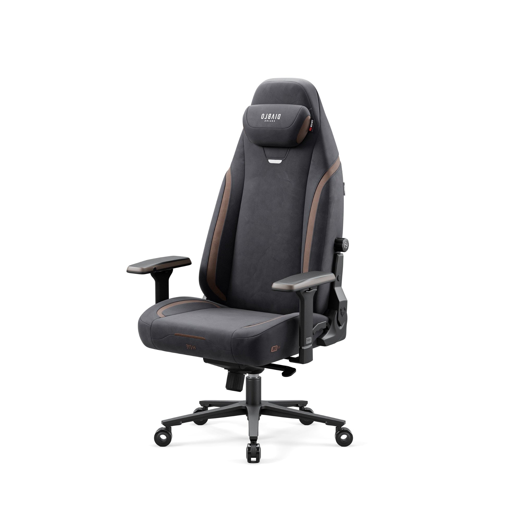 Krēsls X - E 130 - 137/69,5 - 74,5/ 53 cm gaiši melns - N1 Home