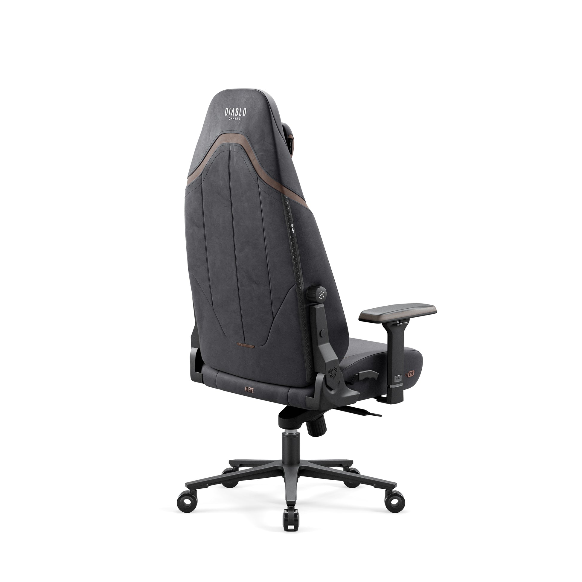 Krēsls X - E 130 - 137/69,5 - 74,5/ 53 cm gaiši melns - N1 Home