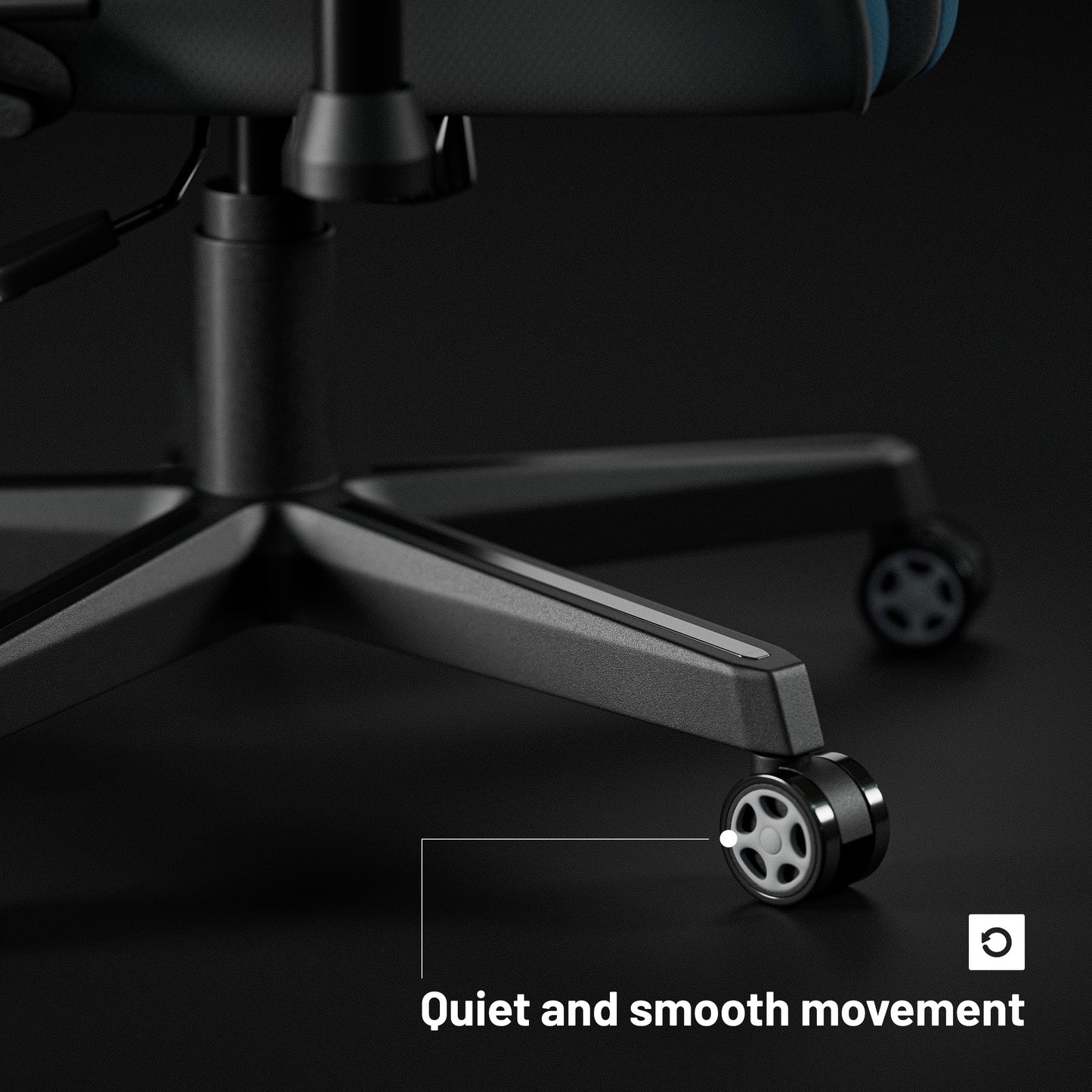 Krēsls X - Sta 63/120/63 cm gaiši zils - N1 Home