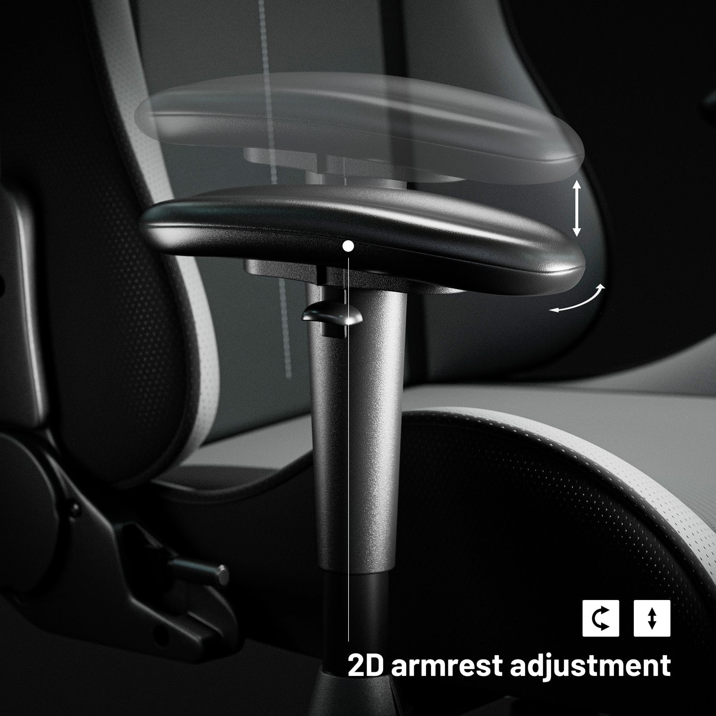 Krēsls X - Sta 63/120/63 cm pelēks - N1 Home