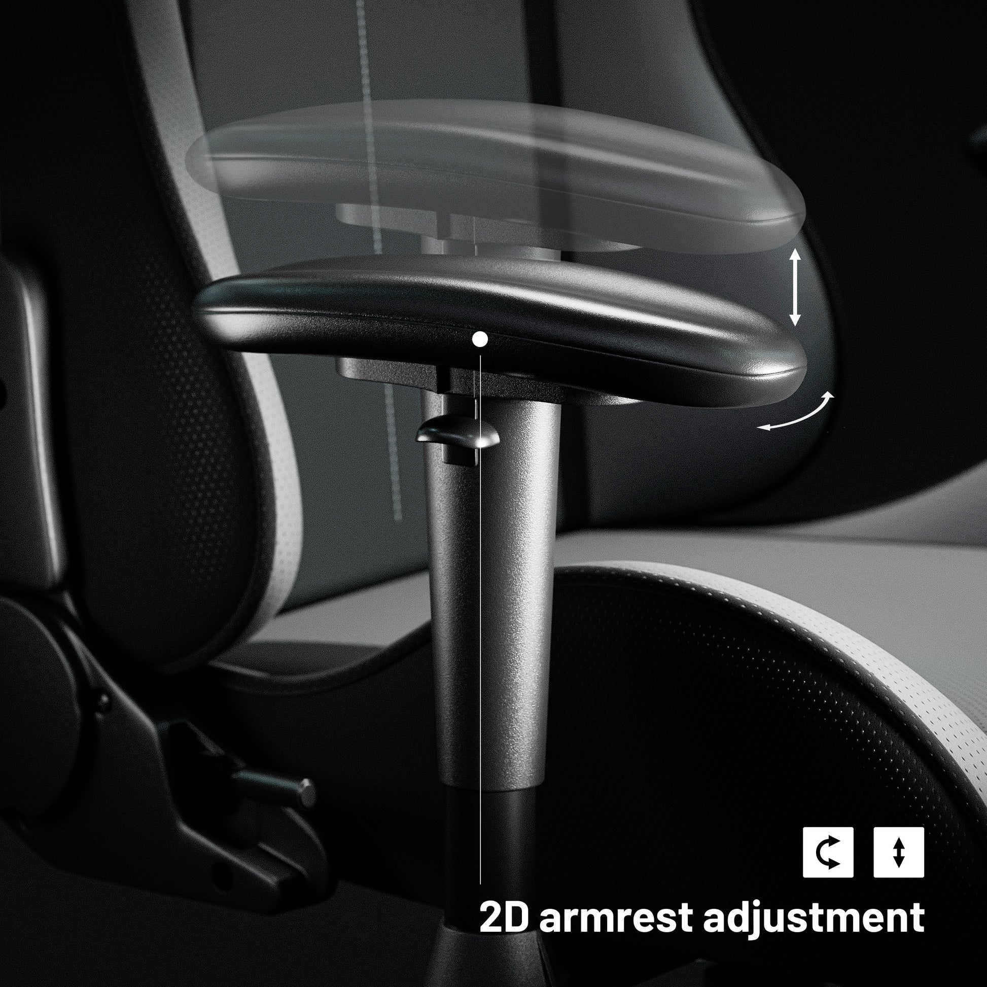 Krēsls X - Sta 63/120/63 cm pelēks - N1 Home