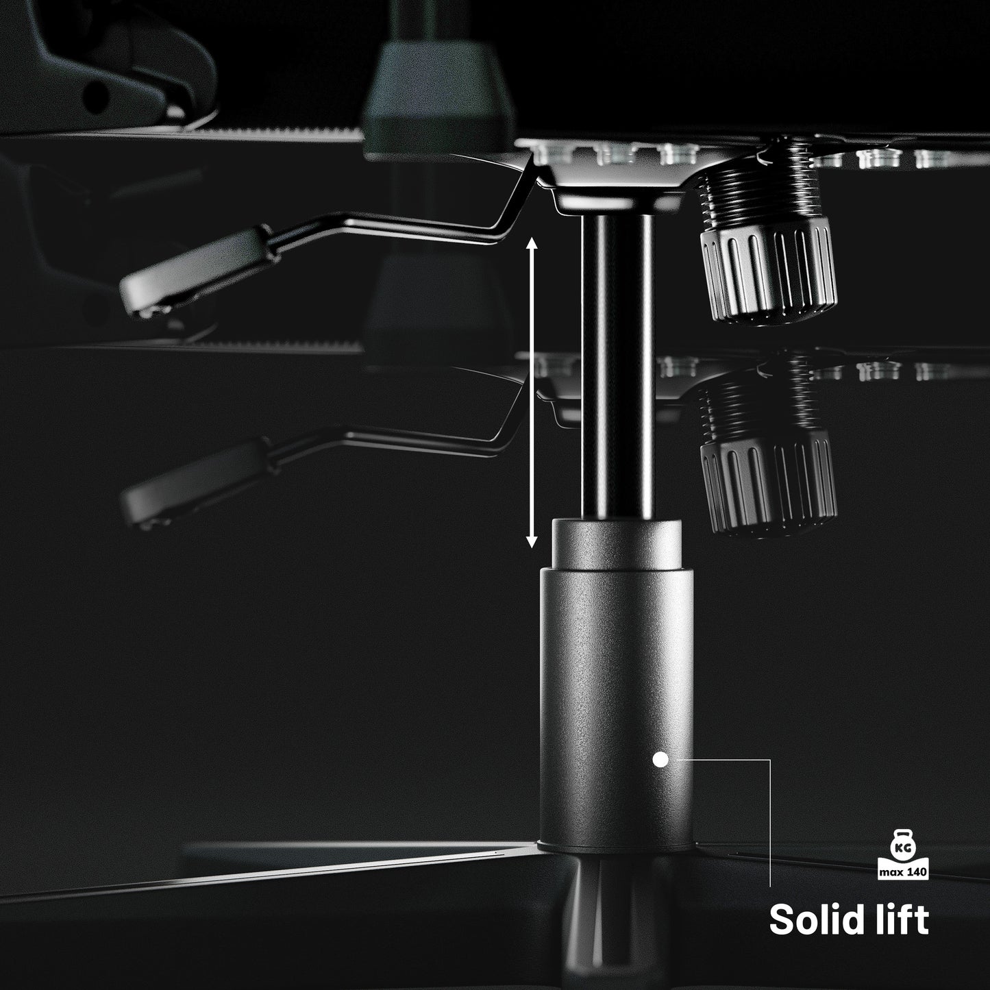 Krēsls X - Sta 63/120/63 cm pelēks - N1 Home