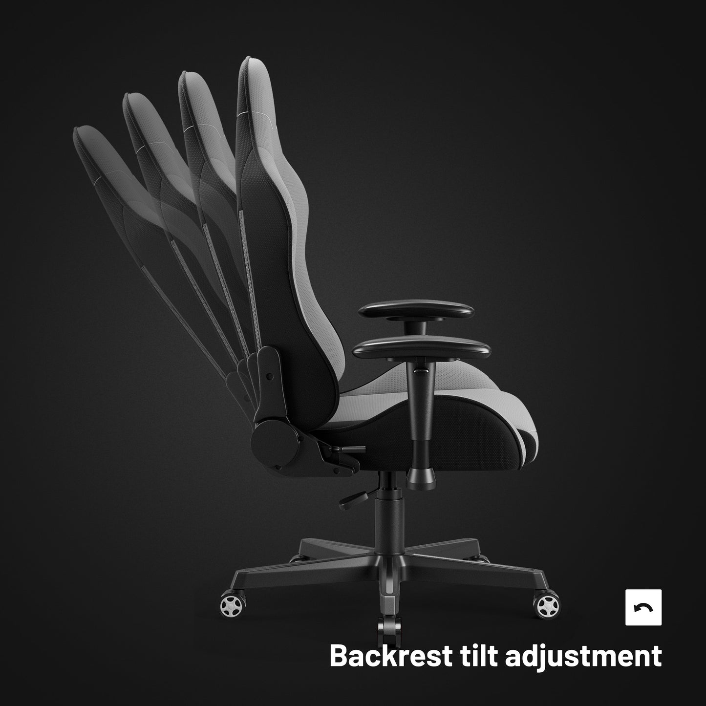 Krēsls X - Sta 63/120/63 cm pelēks - N1 Home