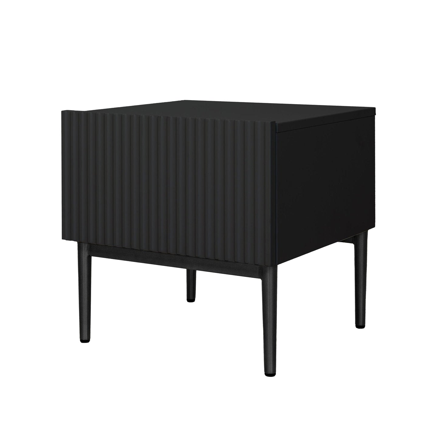 Naktsskapītis (2) AUSTIN 46/45/45 melns/melns - N1 Home