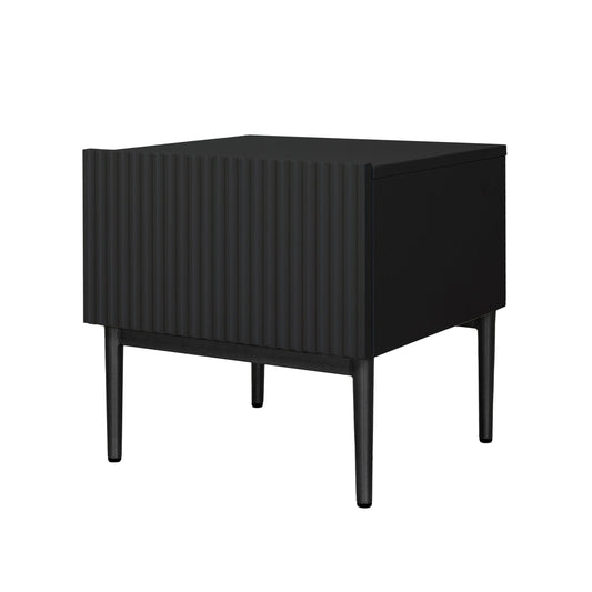 Naktsskapītis (2) AUSTIN 46/45/45 melns/melns - N1 Home