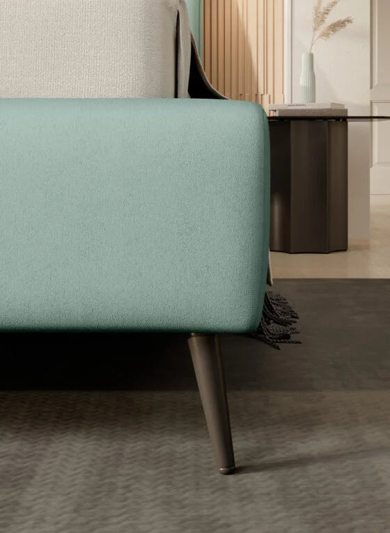 Gulta Zoy 140/160/180 x 200 cm gaiši zils - N1 Home