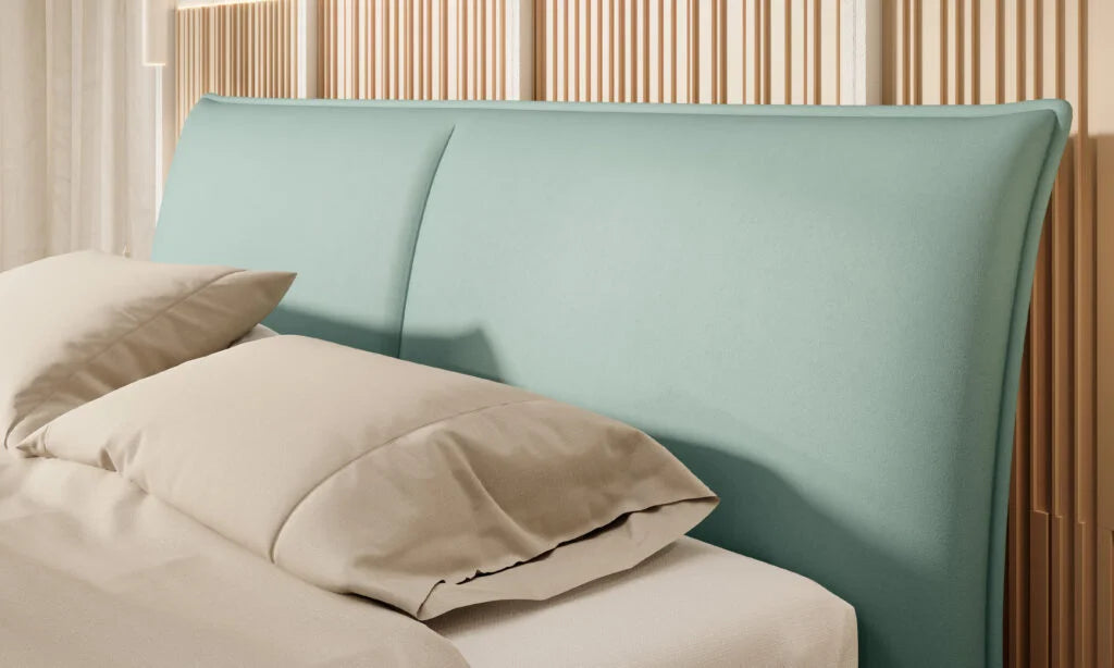 Gulta Zoy 140/160/180 x 200 cm gaiši zils - N1 Home