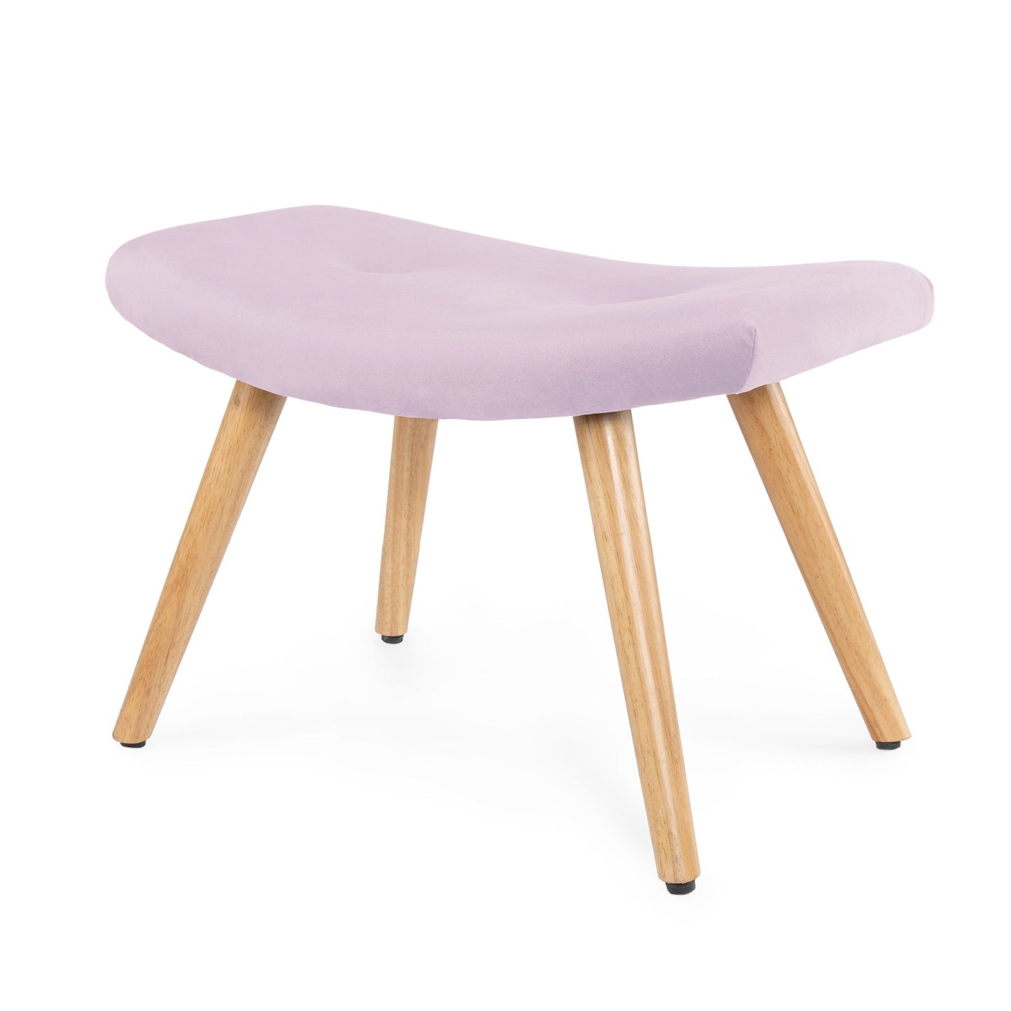 Kāju krēsls MOSS velūrs rozā 61x41x38 cm - N1 Home