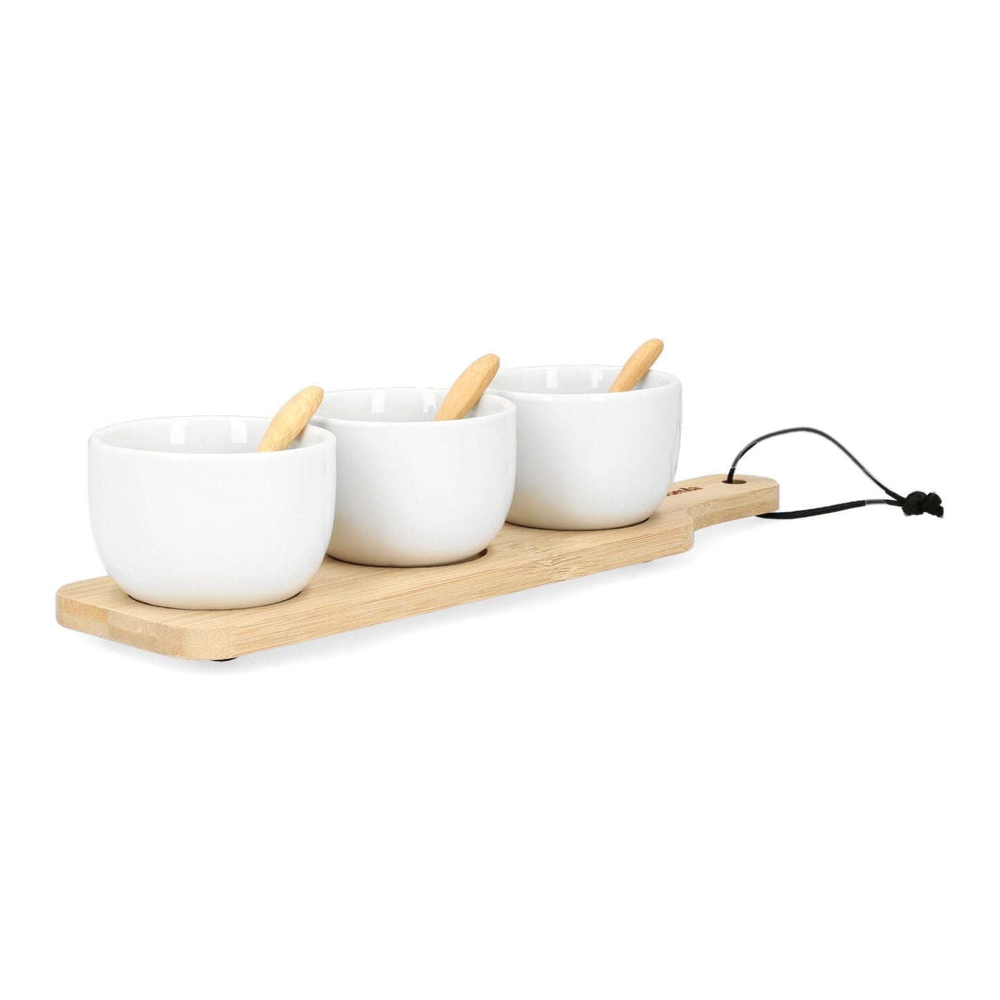 FINCAN servēšanas trauki balti 32x8 cm - N1 Home