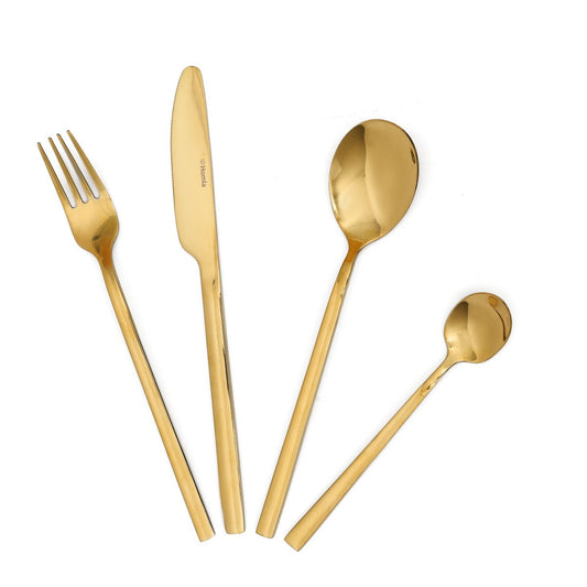 APERI zelta galda piederumi 24 gab - N1 Home