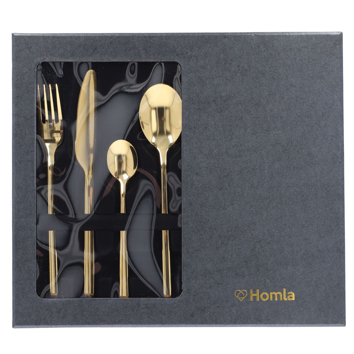 APERI zelta galda piederumi 24 gab - N1 Home