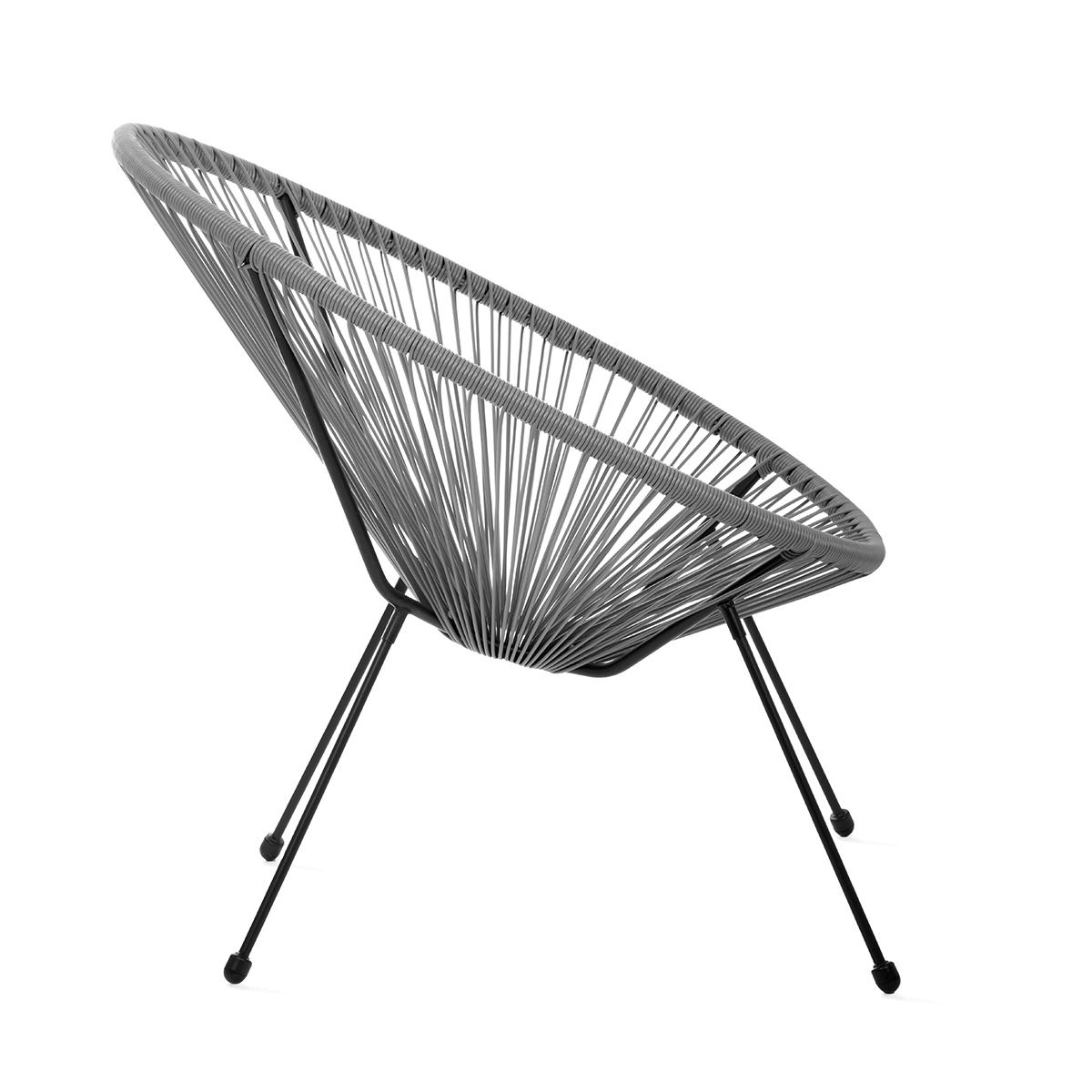 ACAPULCO krēsls pelēks 78,5x73x86 cm - N1 Home