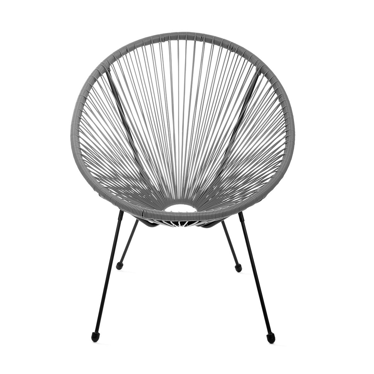 ACAPULCO krēsls pelēks 78,5x73x86 cm - N1 Home