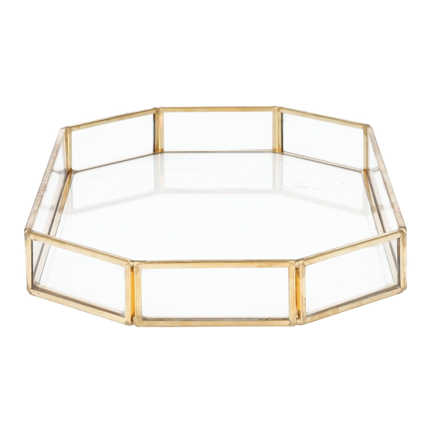 Dekoratīvā zelta paplāte GRAZIA 27x15x2 cm - N1 Home