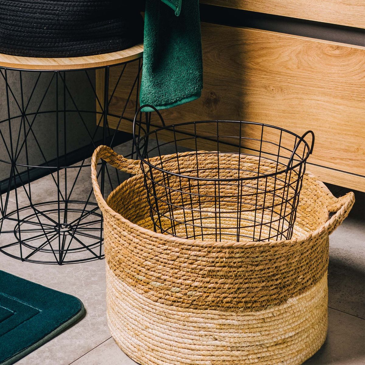 LUMBO grozs no jūraszāles, apaļš 40x24 cm - N1 Home