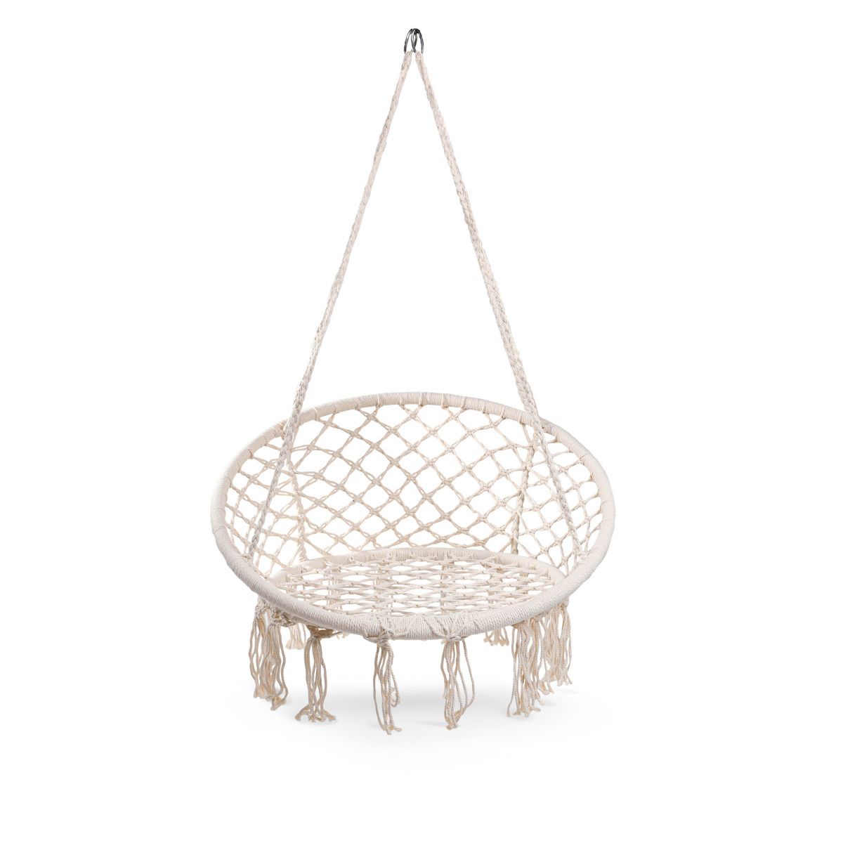 Šūpoles CIRCLE ekrū 80x60x120 cm - N1 Home