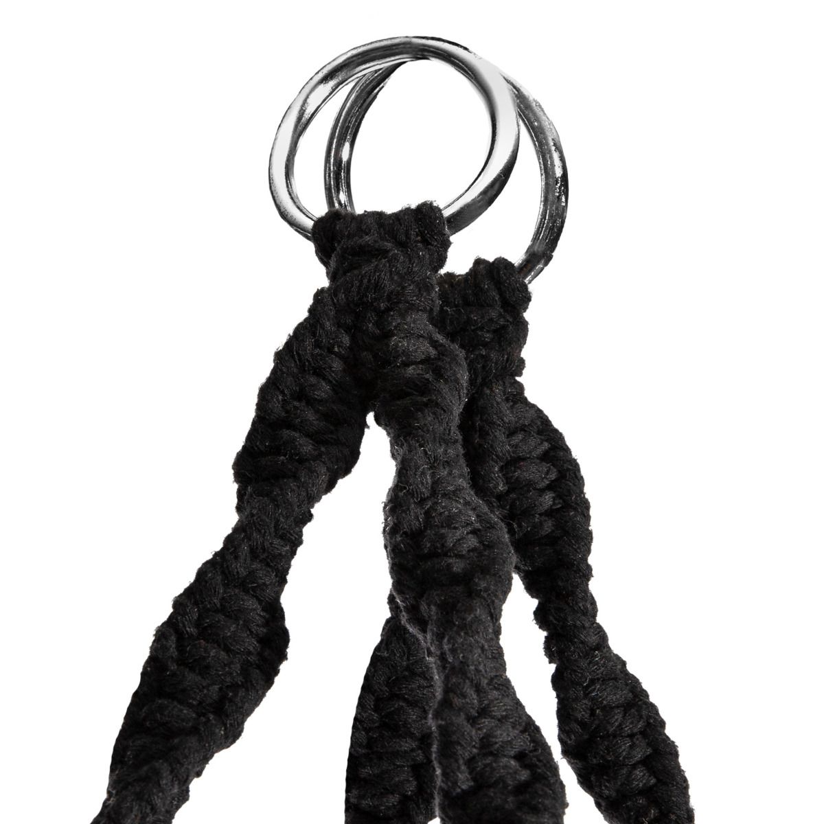 Šūpoles CIRCLE melns 80x60x120 cm - N1 Home