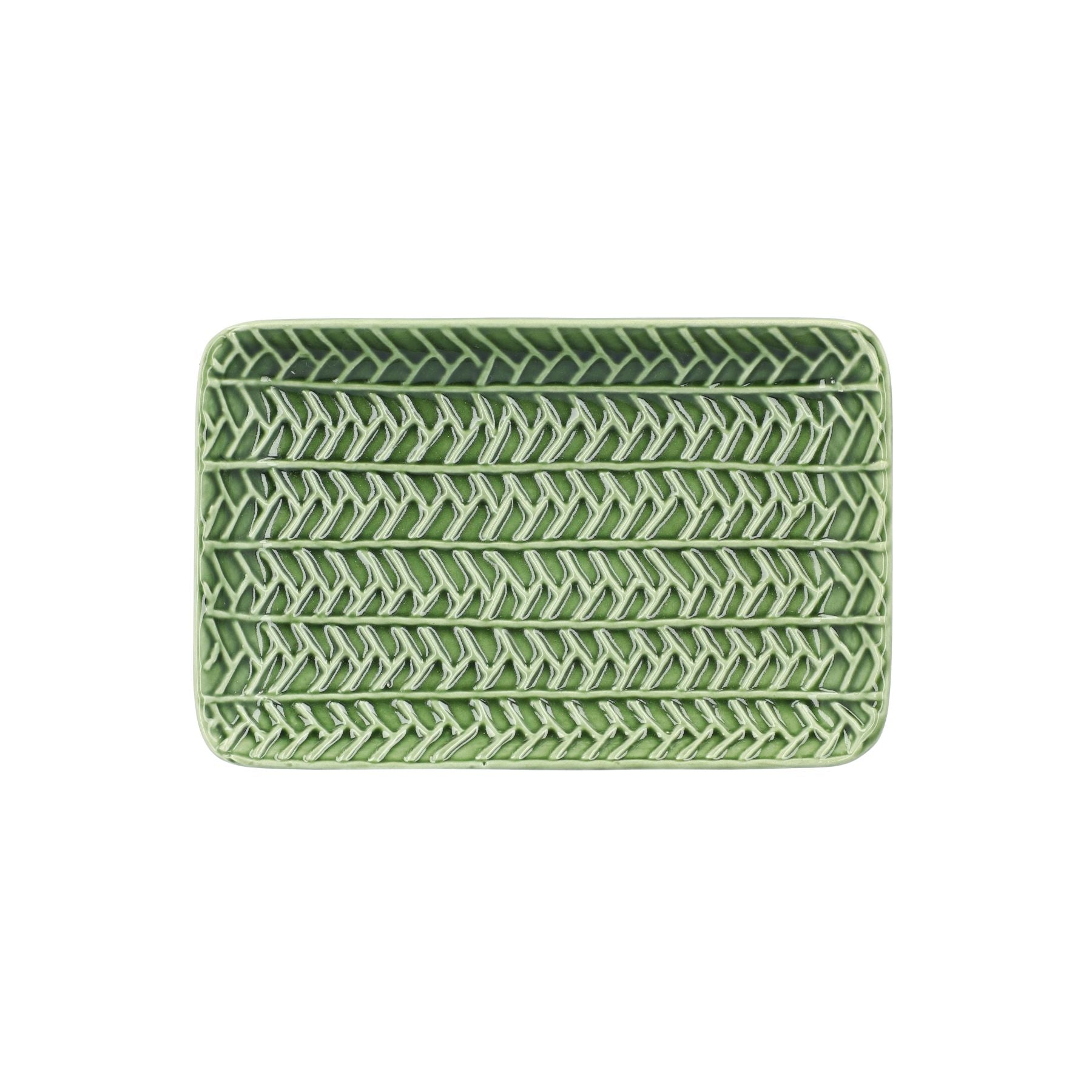 Dekoratīvs BABABOI paliktnis ar lapu rakstu, 20x13x2 cm - N1 Home