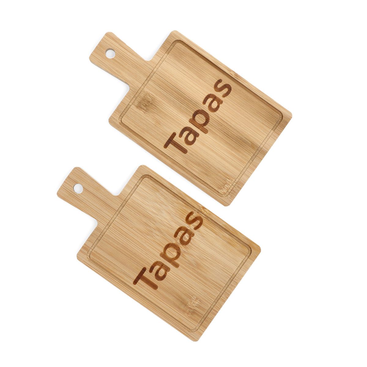 BAMBOU dēlis, bambuss, komplektā 2 gab. 11x19 cm - N1 Home